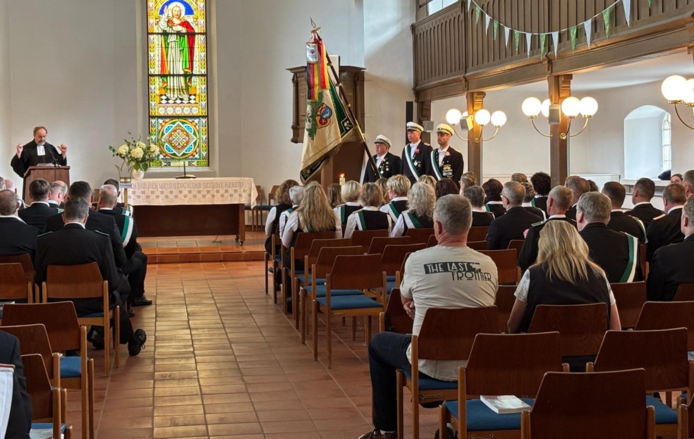 Schützenfestgottesdienst in der Lüdenhausener Kirche